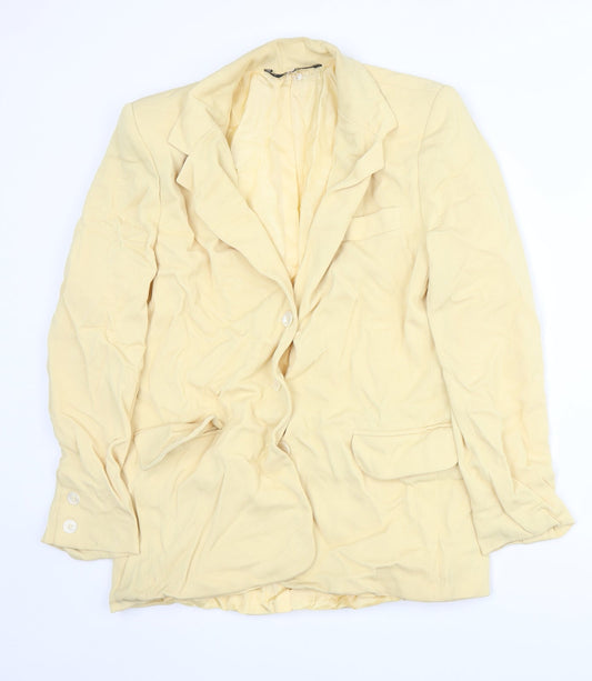 Libra Womens Yellow   Jacket Suit Jacket Size 12