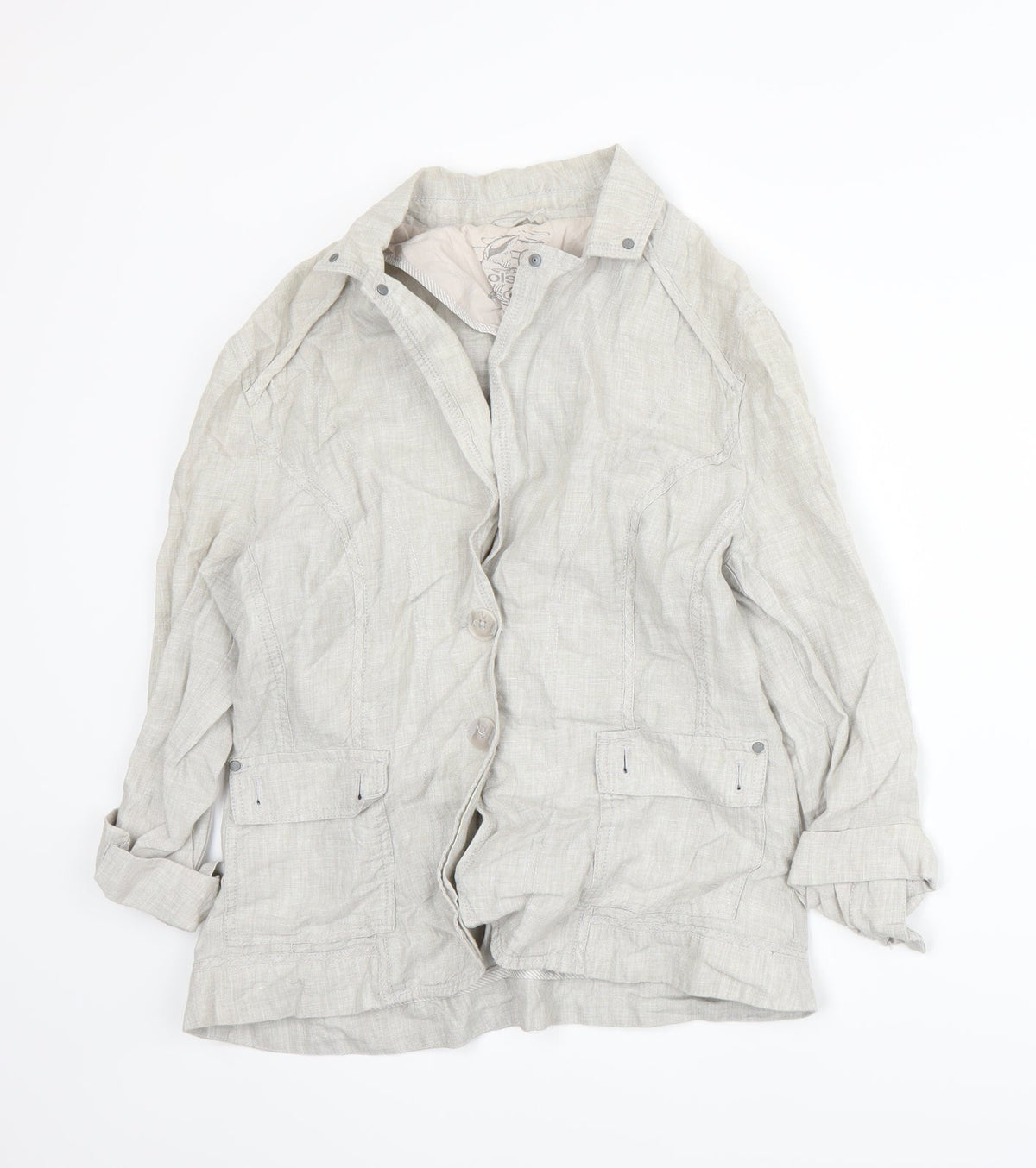 Olsen Womens Grey   Jacket Suit Jacket Size 12