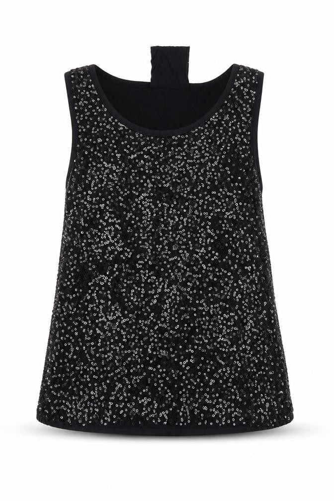 Young Dimension Girls Black   Basic Tank Size 6-7 Years