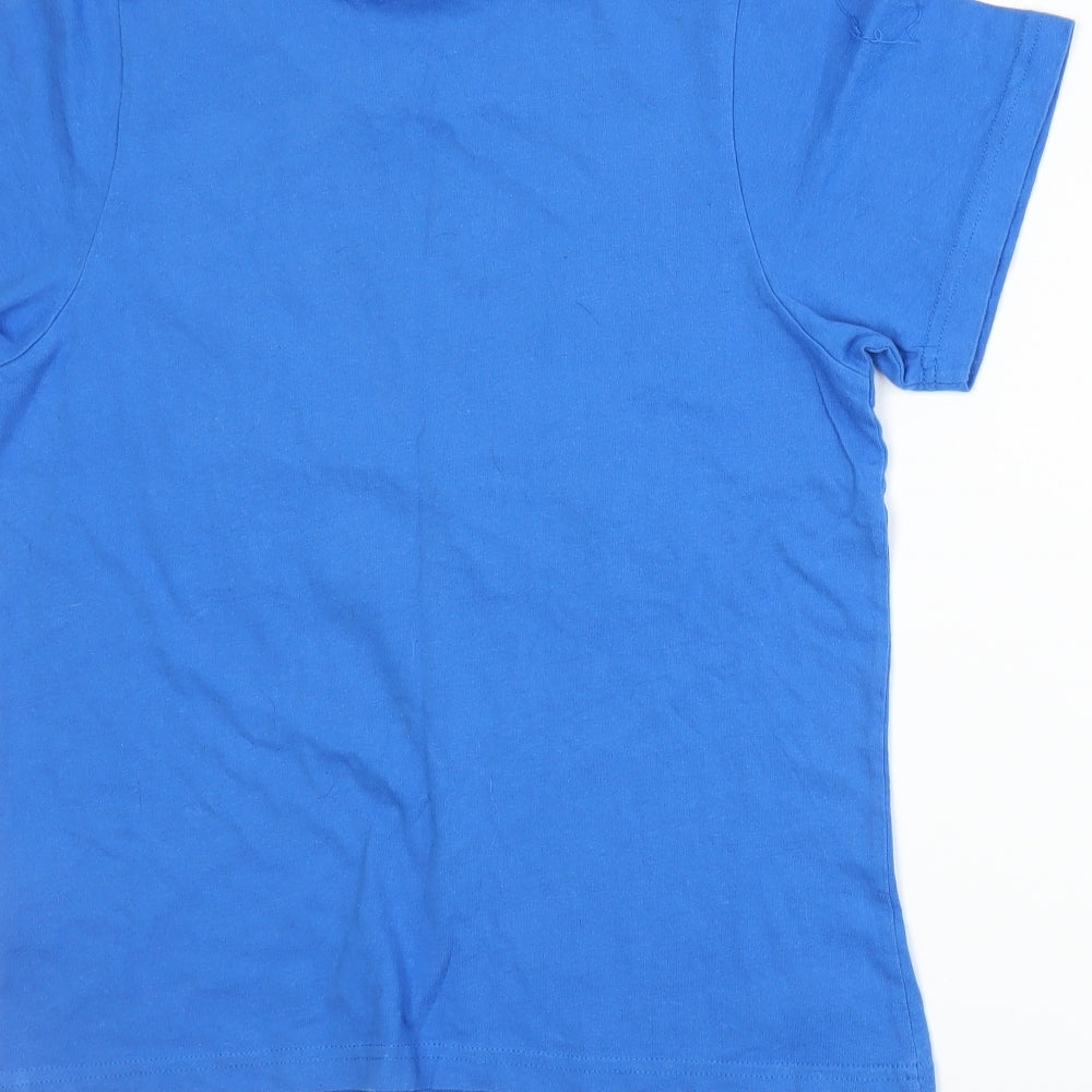 Newcastle United Boys Blue  Jersey Basic T-Shirt Size 12-13 Years