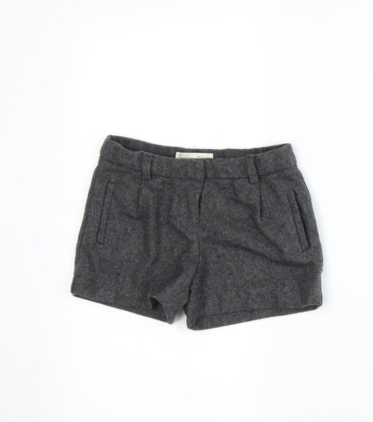 Zara Girls Grey   Hot Pants Shorts Size 5 Years