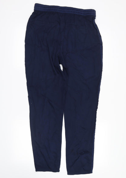 Back view of Vero Moda women’s blue trousers, size M