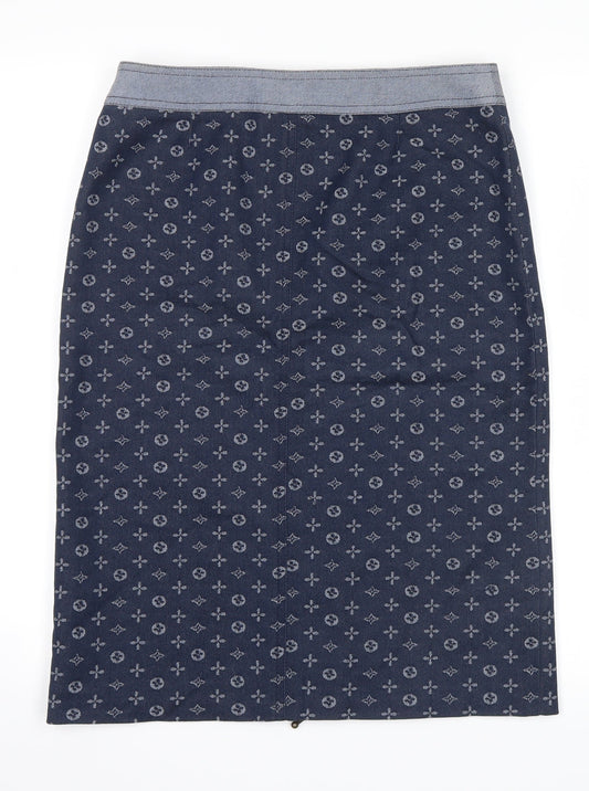 no brand Womens Blue   Straight & Pencil Skirt Size 10