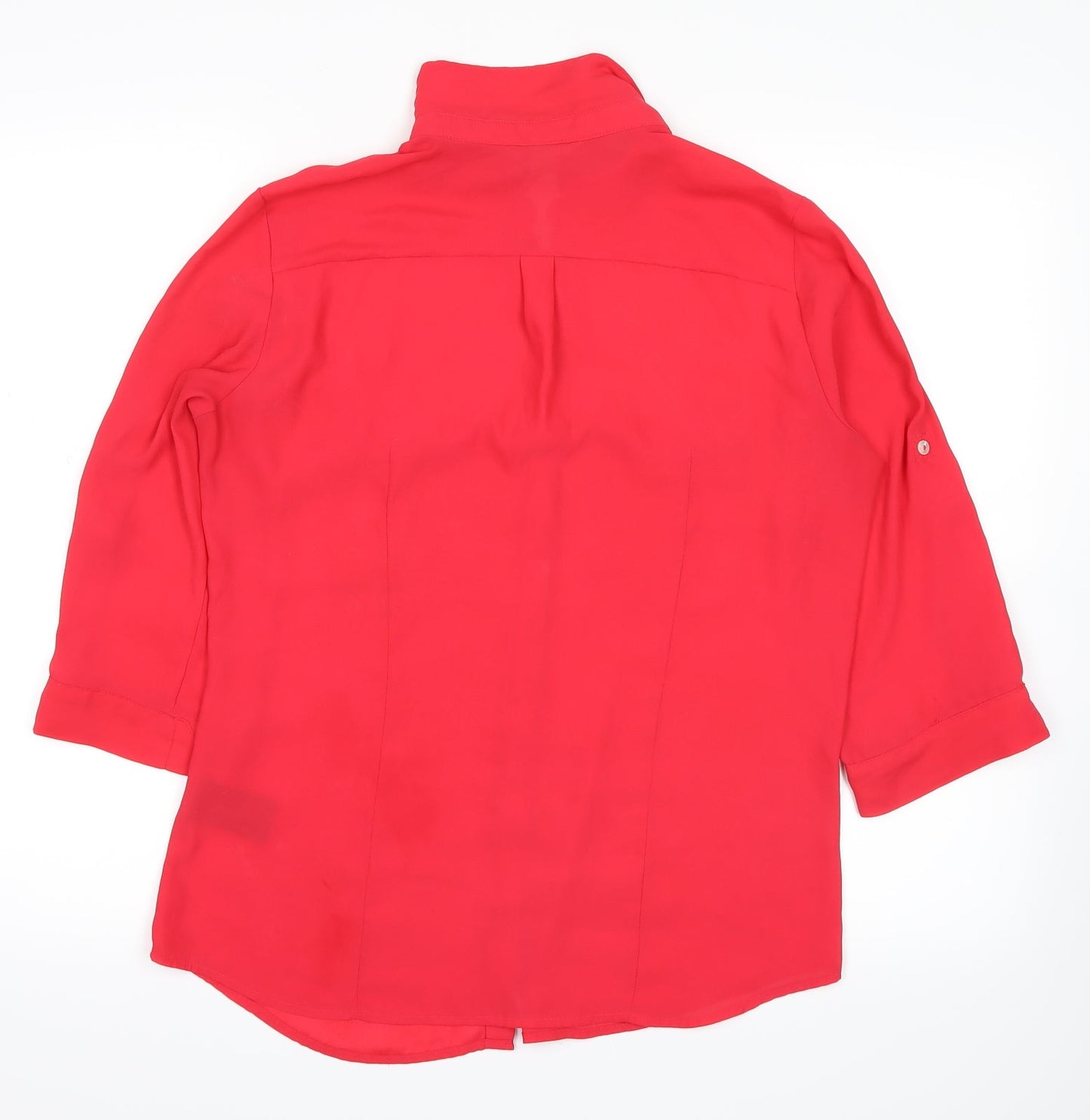 H&M Womens Pink   Basic Button-Up Size 12