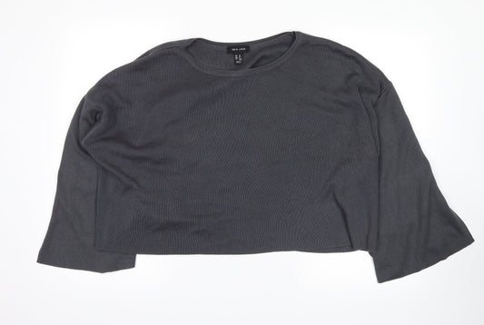 New Look Womens Grey   Pullover Jumper Size 12