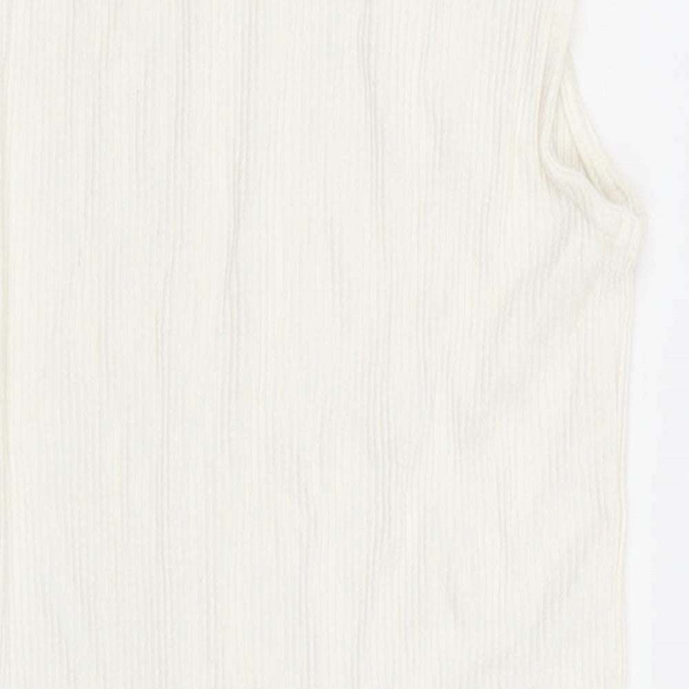 F&F Womens White   Basic T-Shirt Size 6