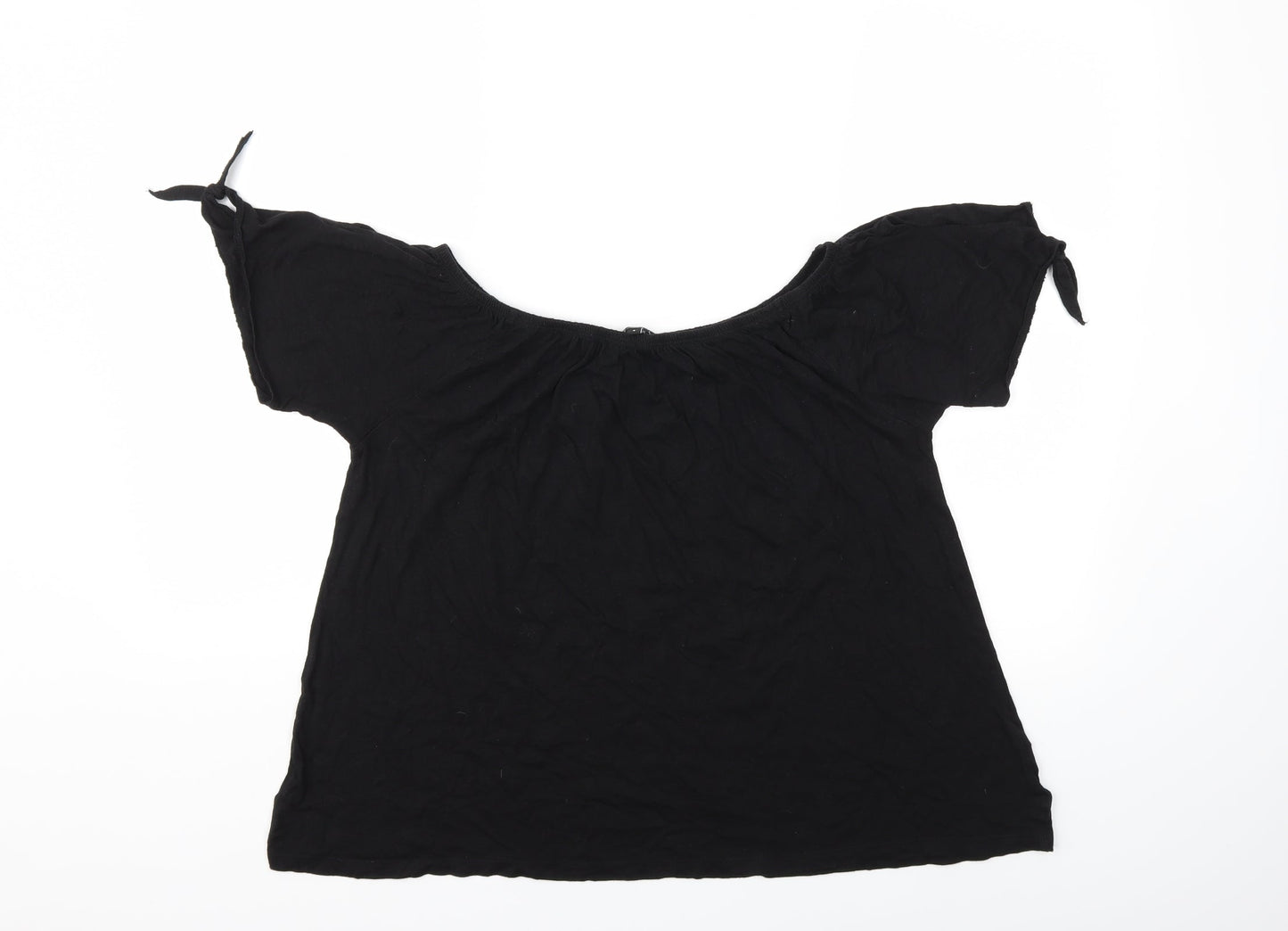 New Look Womens Black   Basic Blouse Size 8