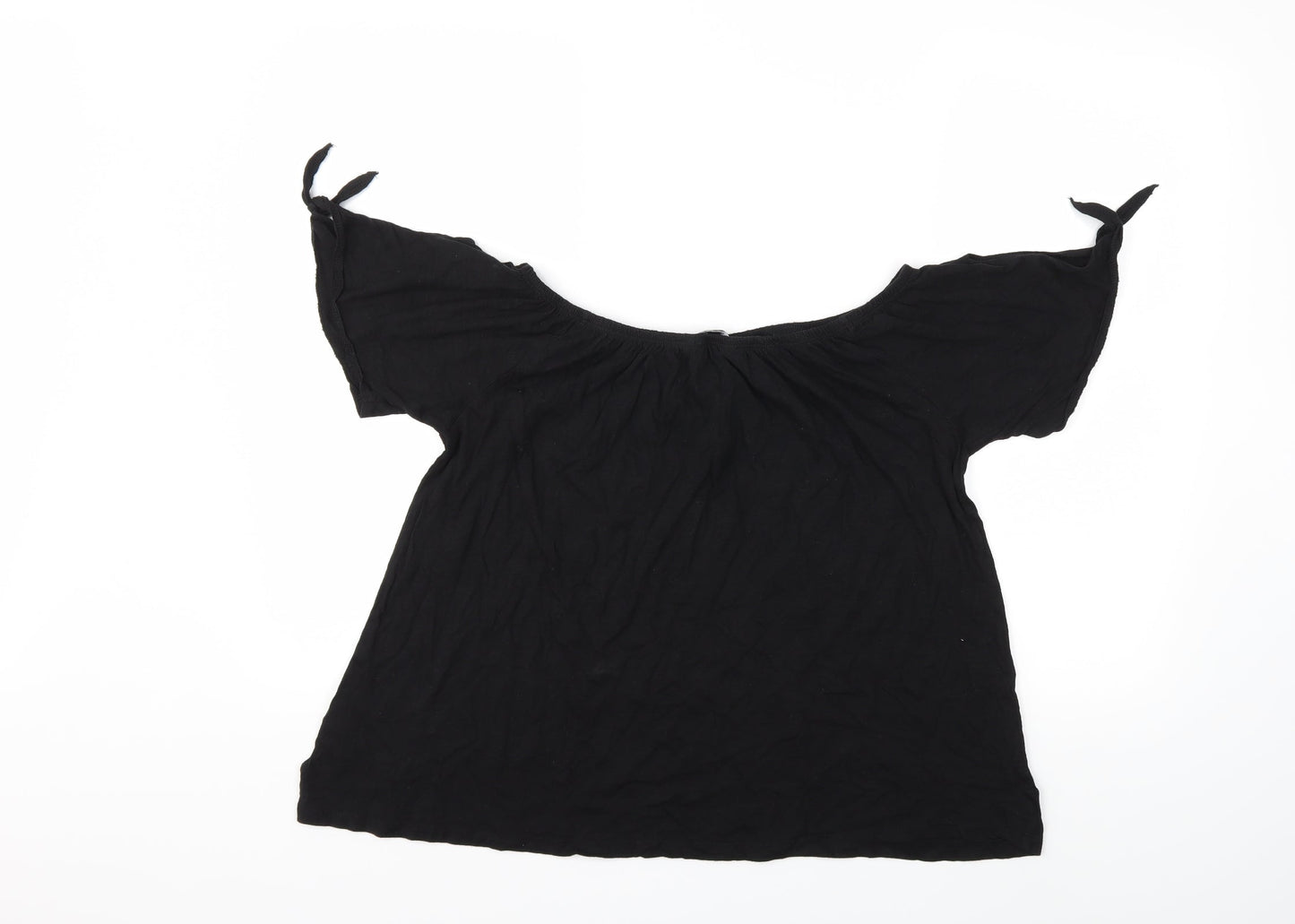 New Look Womens Black   Basic Blouse Size 8