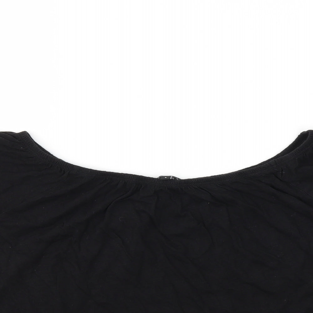 New Look Womens Black   Basic Blouse Size 8