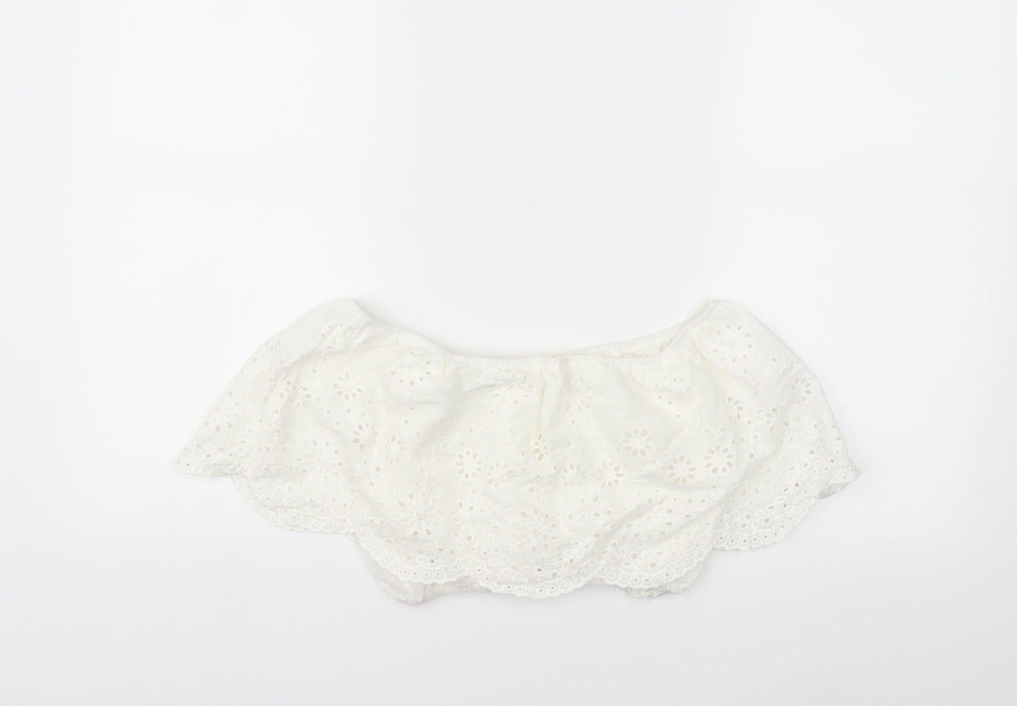PARIS ET MOI Womens White   Basic Blouse Size S
