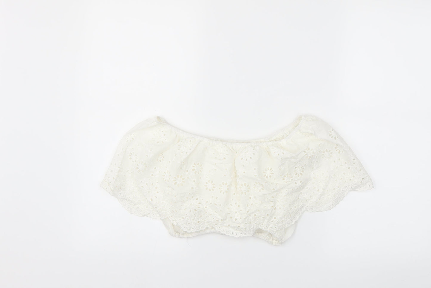 PARIS ET MOI Womens White   Basic Blouse Size S