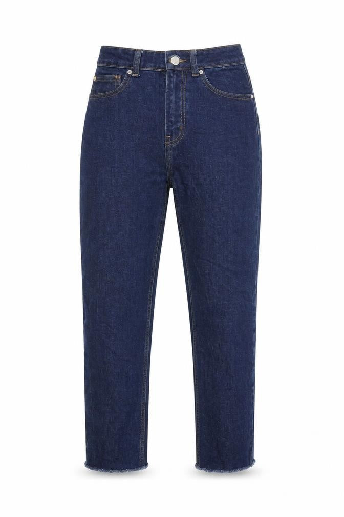 Denim & Co. Womens Blue  Denim Straight Jeans Size 6 L26 in