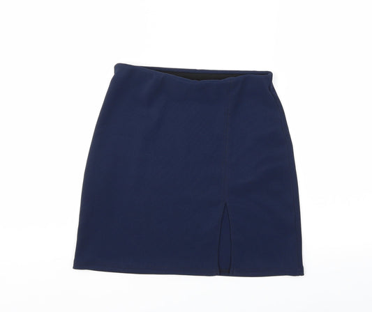 Preworn Womens Blue   A-Line Skirt Size M