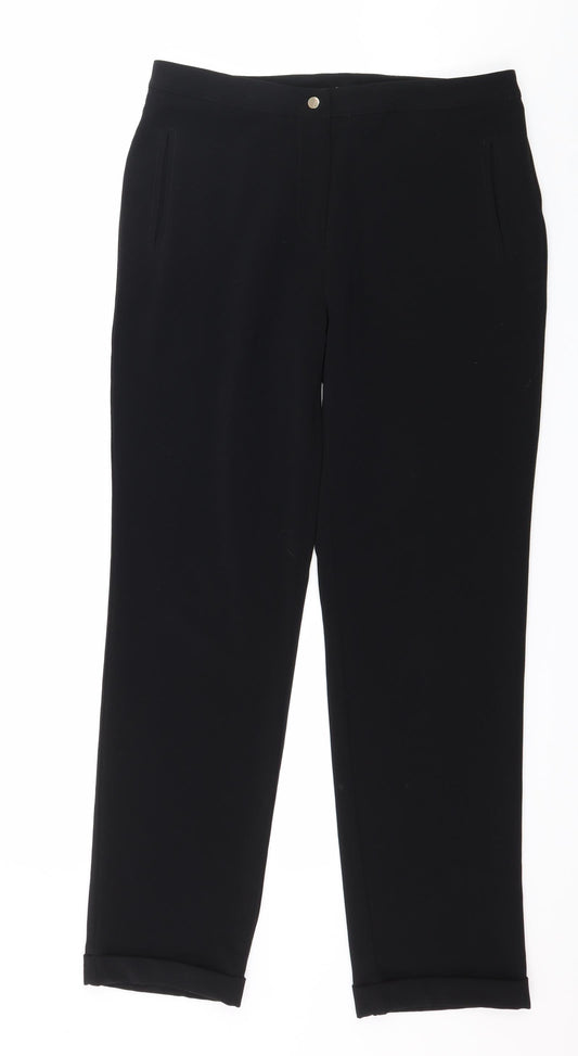 KOAN Womens Black   Trousers  Size M L28 in
