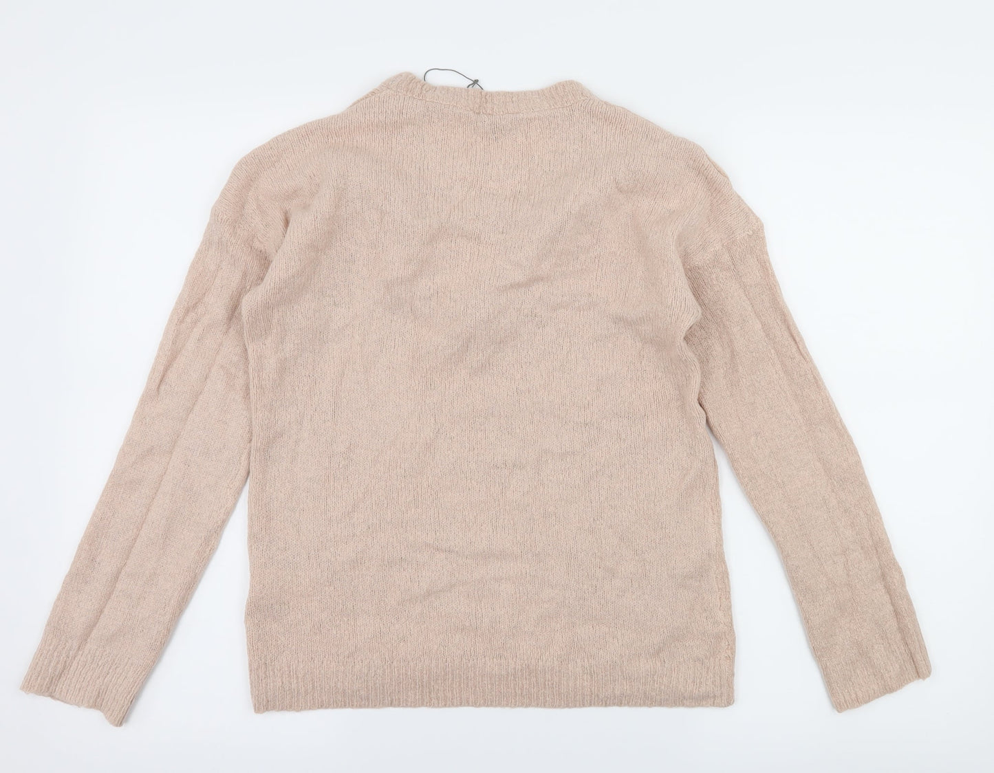 Fluid Womens Pink  Knit Pullover Jumper Size 8