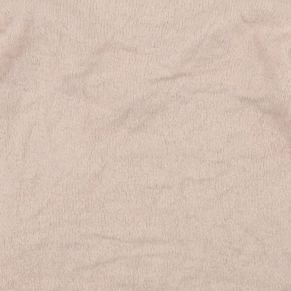 Brand and care label for Fluid women’s pink knit jumper, size UK 8