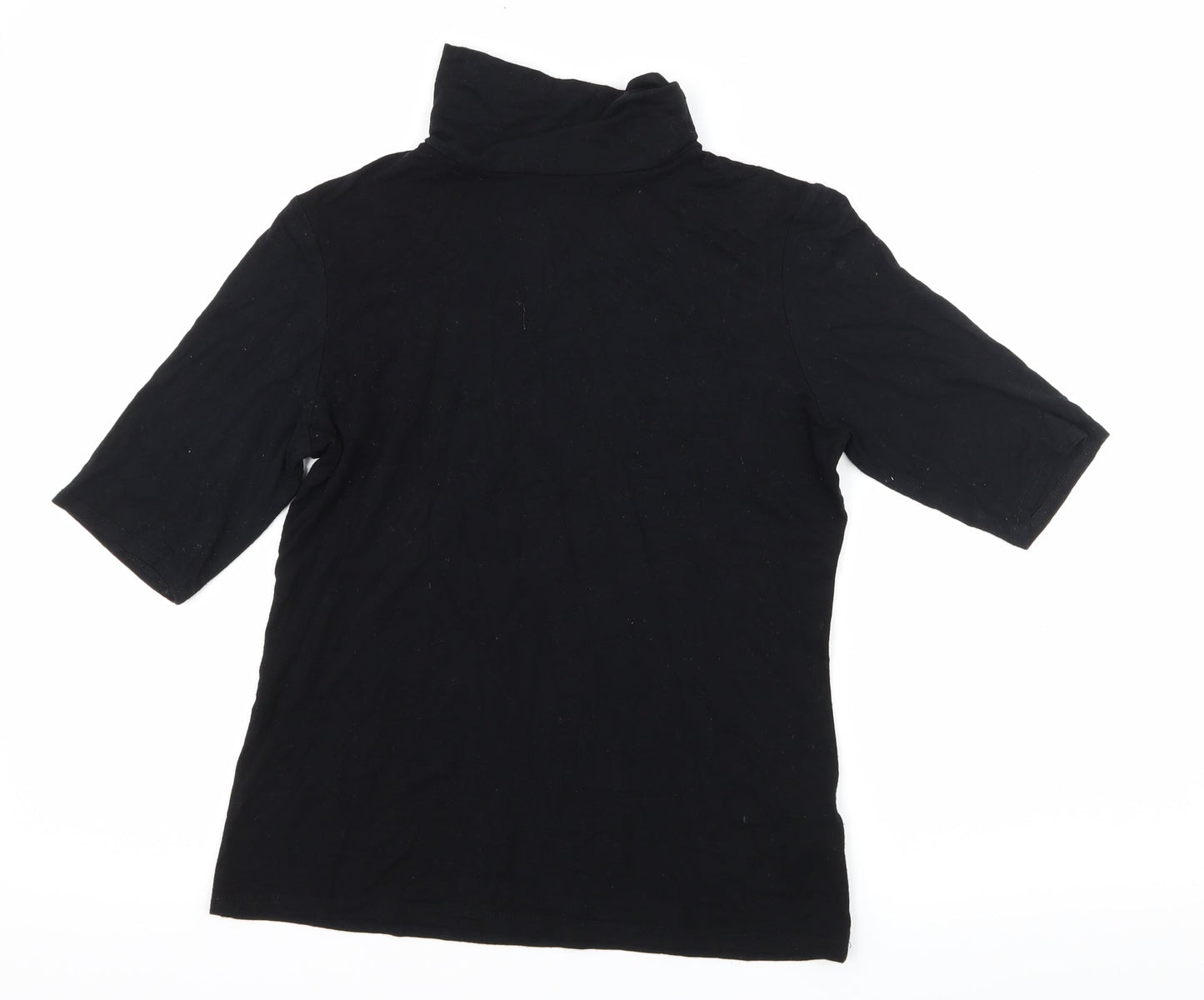 Dorothy Perkins Womens Black  Jersey Basic T-Shirt Size 8
