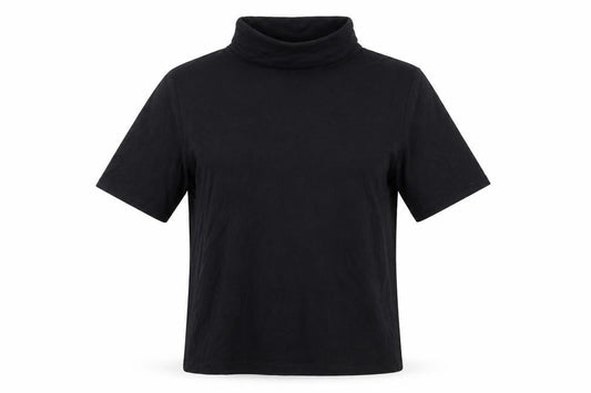 Dorothy Perkins Womens Black  Jersey Basic T-Shirt Size 8