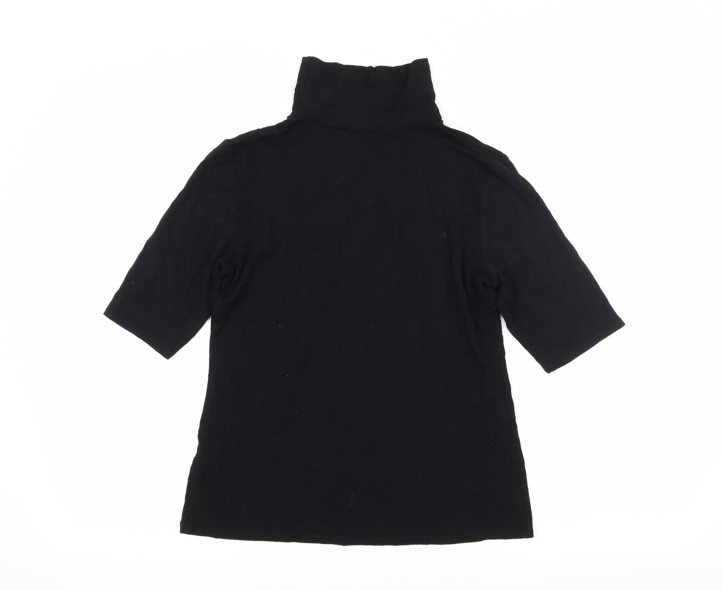 Dorothy Perkins Womens Black  Jersey Basic T-Shirt Size 8
