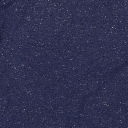 Brand and care label for George girls’ blue solid top pyjama top, size 13-14, years