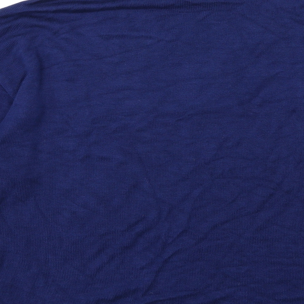 Moxdi Womens Blue  Knit Pullover Jumper Size 10