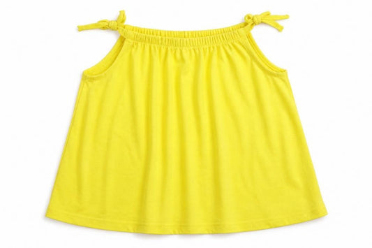 Marks & Spencer  Girls Yellow   Basic T-Shirt Size 5-6 Years