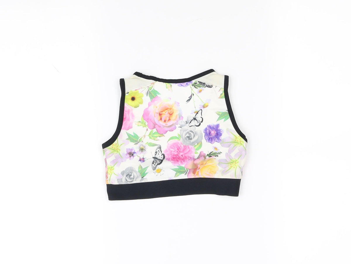 F&F Girls White   Basic Tank Size 6-7 Years