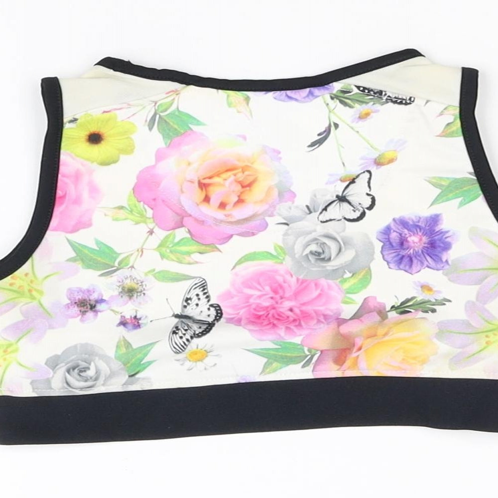 F&F Girls White   Basic Tank Size 6-7 Years