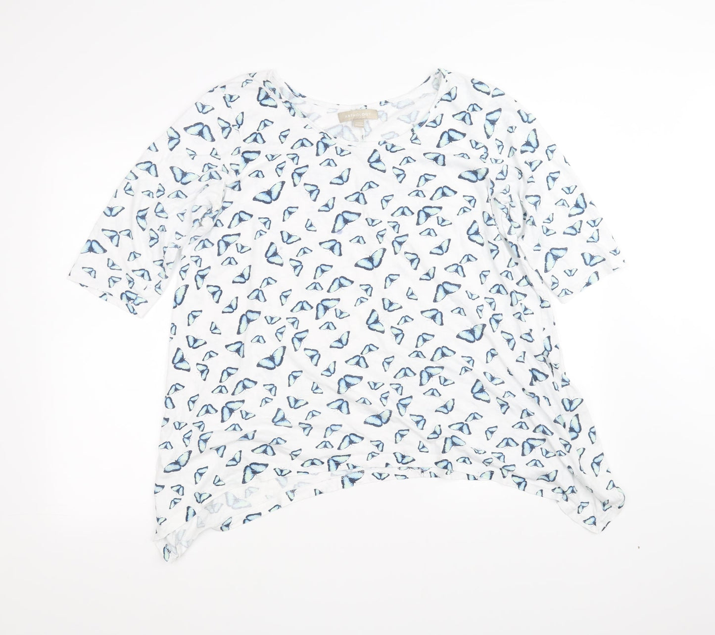 antholgy Womens White   Basic Button-Up Size 16
