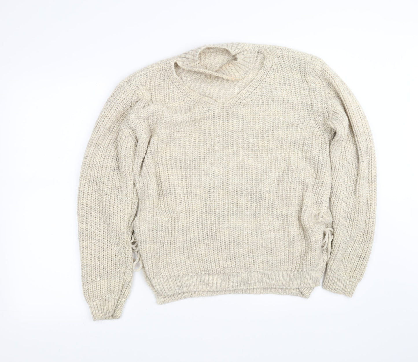 pre won Womens Beige   Pullover Jumper Size 12