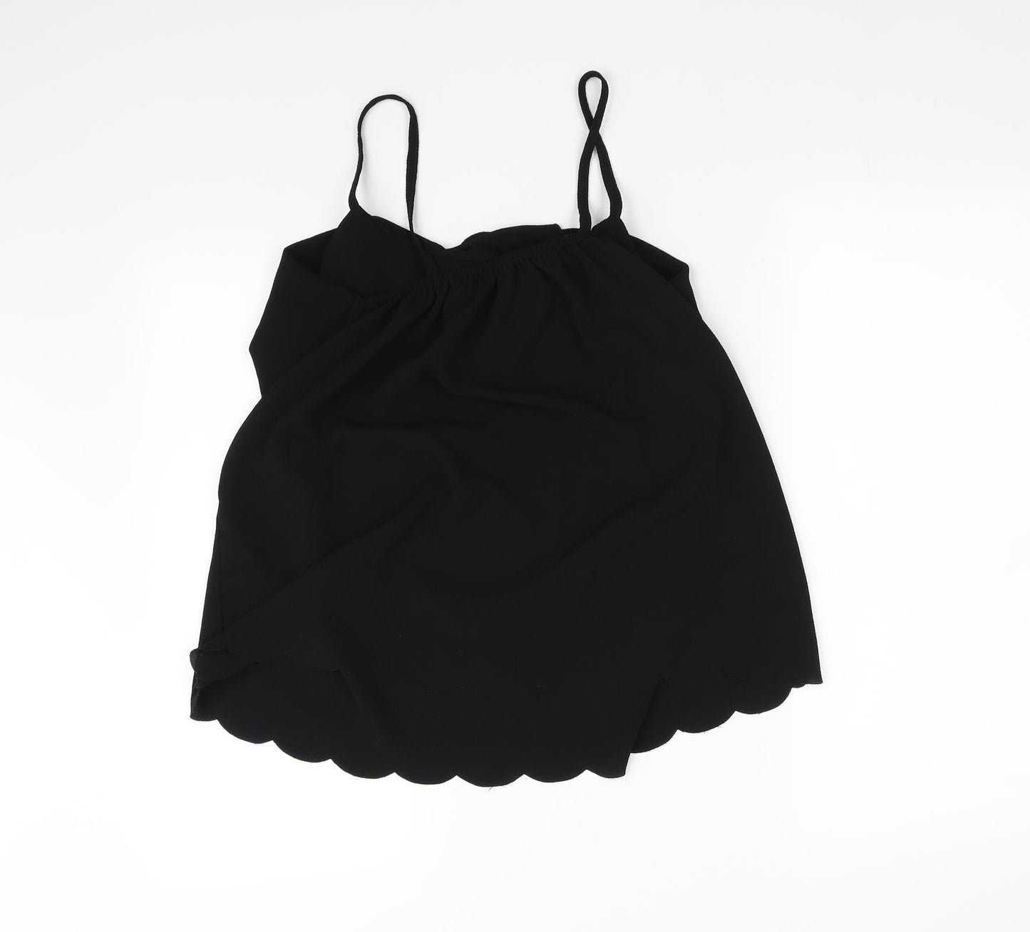 Boohoo Womens Black   Basic Blouse Size 12