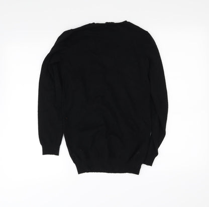 Back view of F&F women’s black jumper, size UK 8