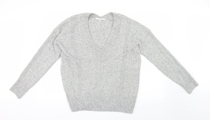 Additional front view of Next women’s grey knit jumper, size M