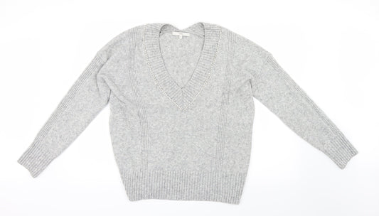 NEXT Womens Grey  Knit Pullover Jumper Size M