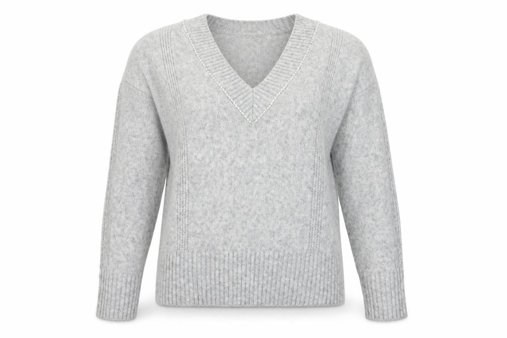 NEXT Womens Grey  Knit Pullover Jumper Size M