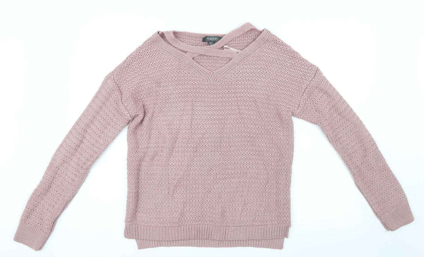 Primark Womens Pink  Knit Pullover Jumper Size 6