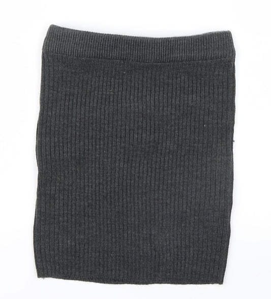 Select Womens Grey  Knit Straight & Pencil Skirt Size 6
