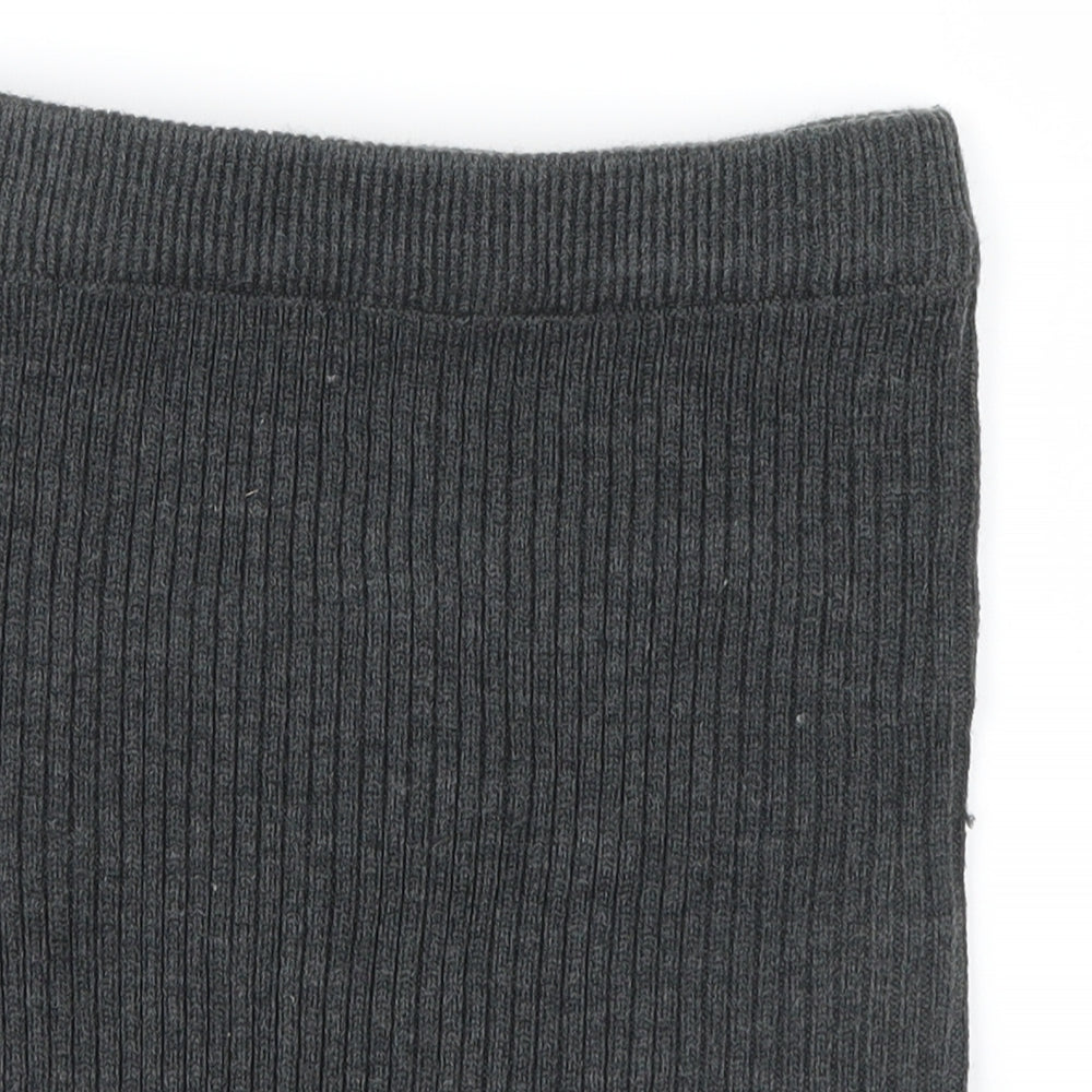 Select Womens Grey  Knit Straight & Pencil Skirt Size 6