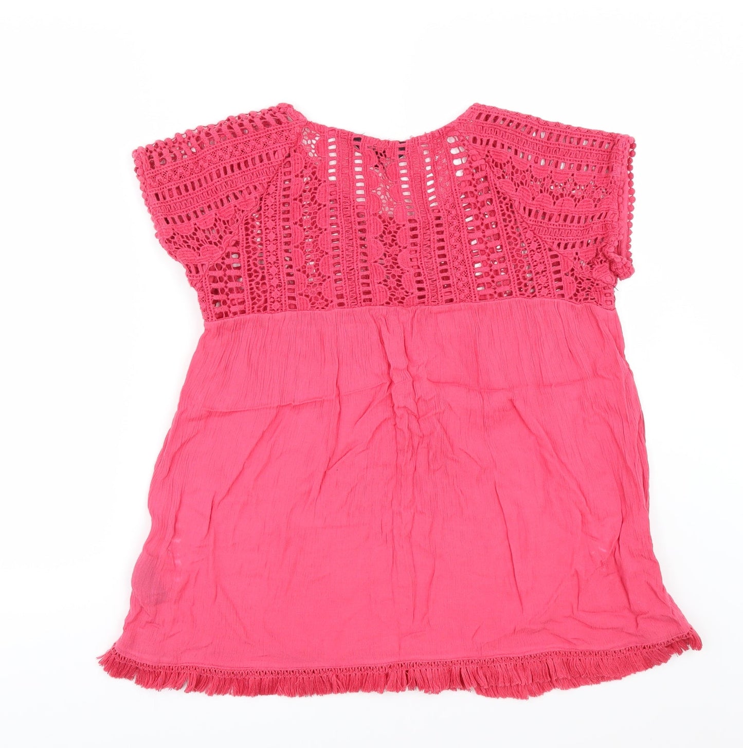 NEXT Womens Pink   Tunic Blouse Size 8