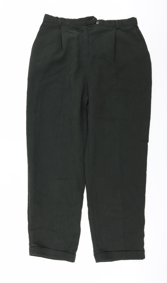Marks and Spencer Womens Green   Trousers  Size 16 L30 in