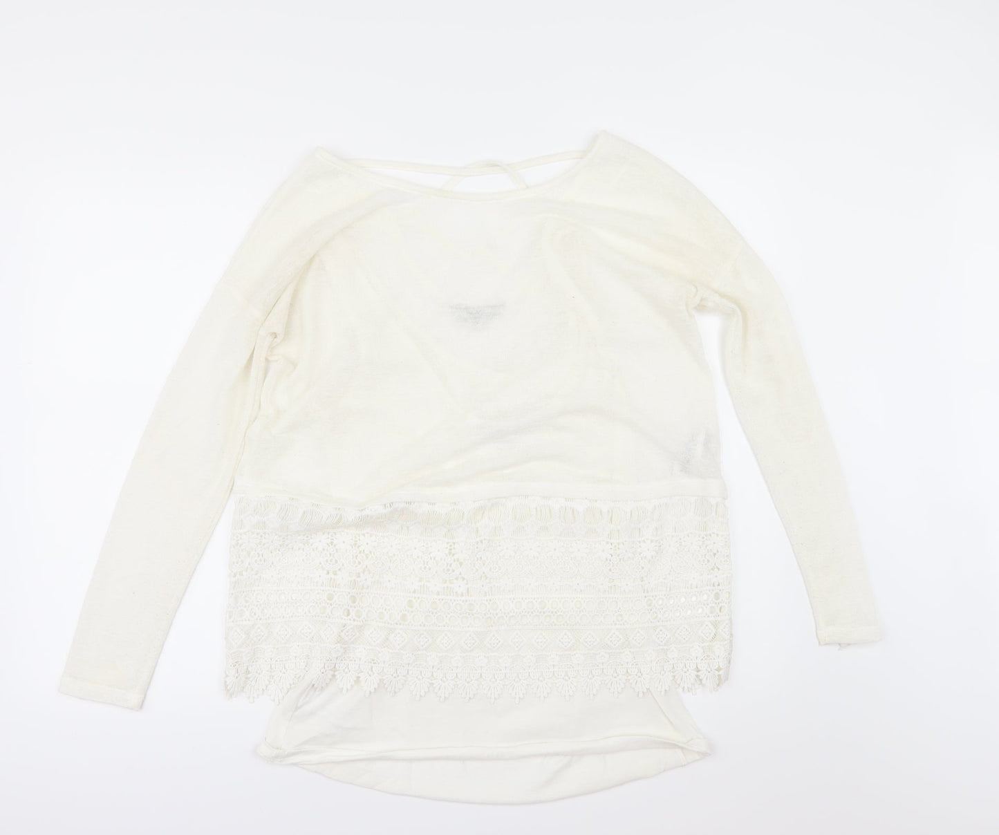 NEXT Womens Ivory   Basic T-Shirt Size 10