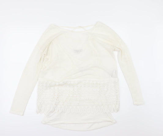NEXT Womens Ivory   Basic T-Shirt Size 10