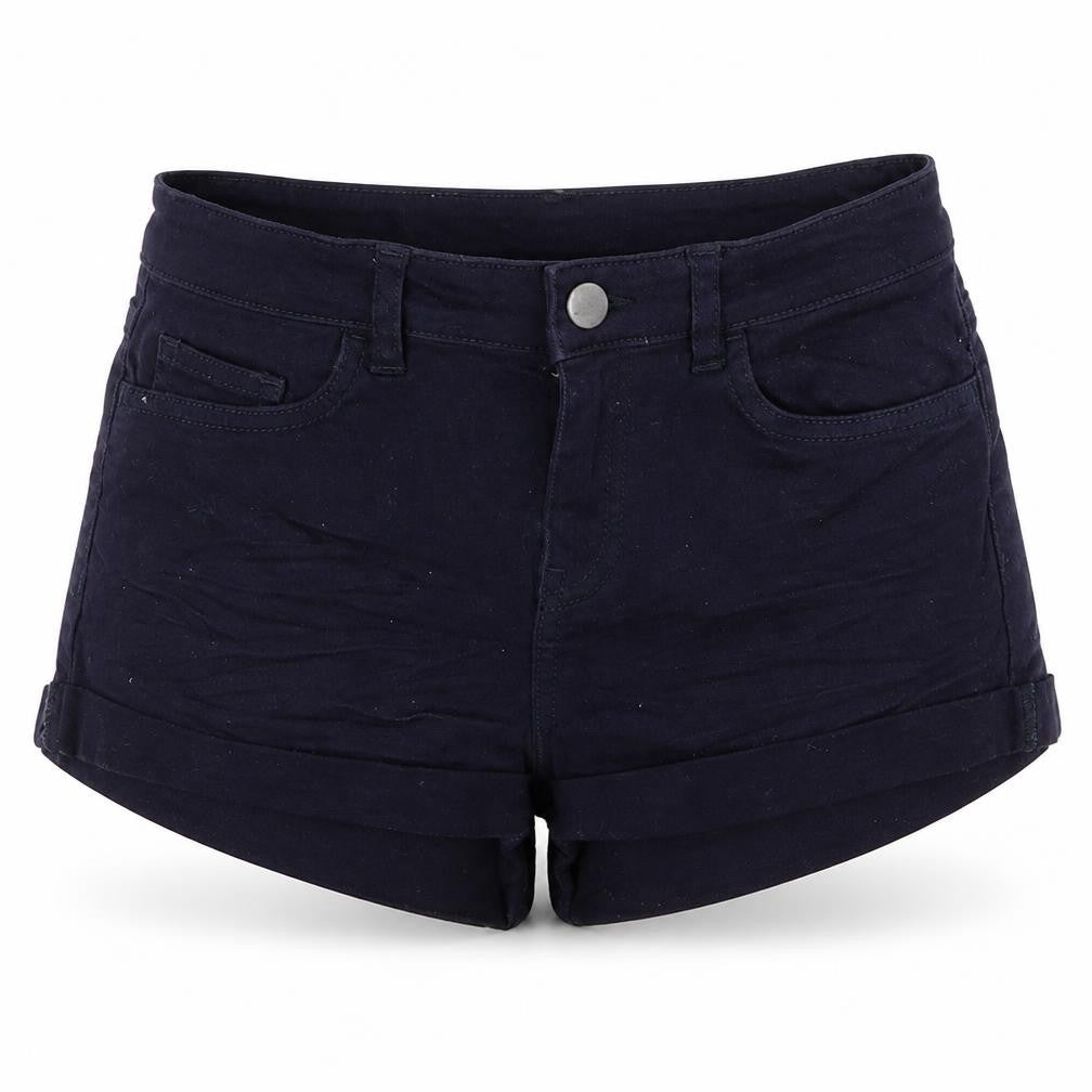 H&M Womens Blue   Hot Pants Shorts Size 4