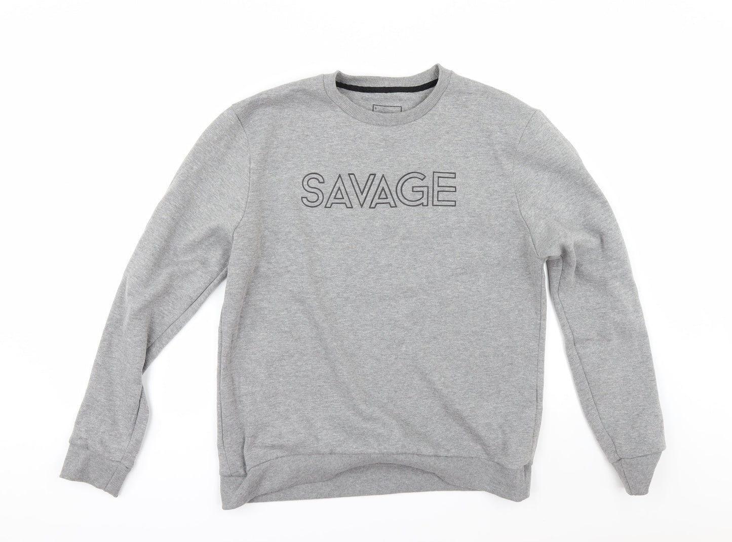 Carbon Womens Grey   Pullover Sweatshirt Size L
