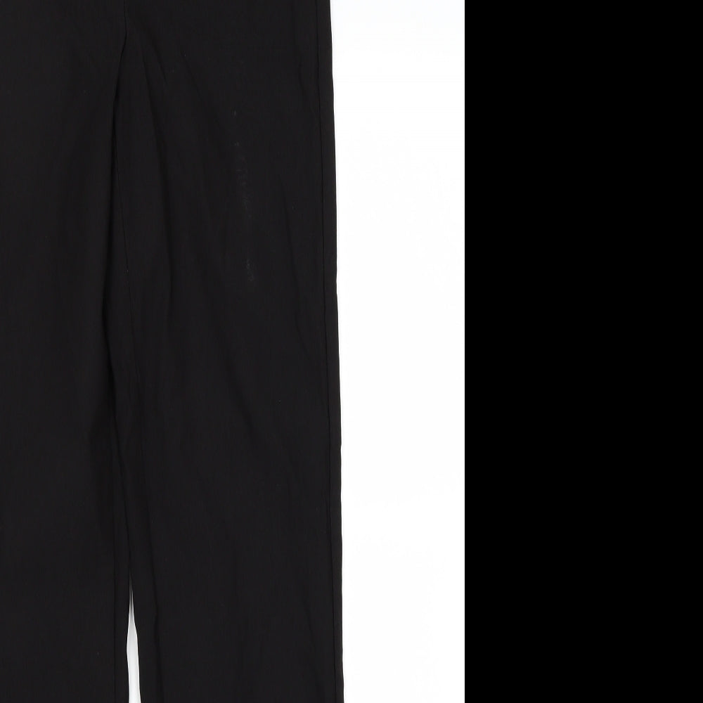 Preworn Womens Black   Trousers  Size 12 L28 in