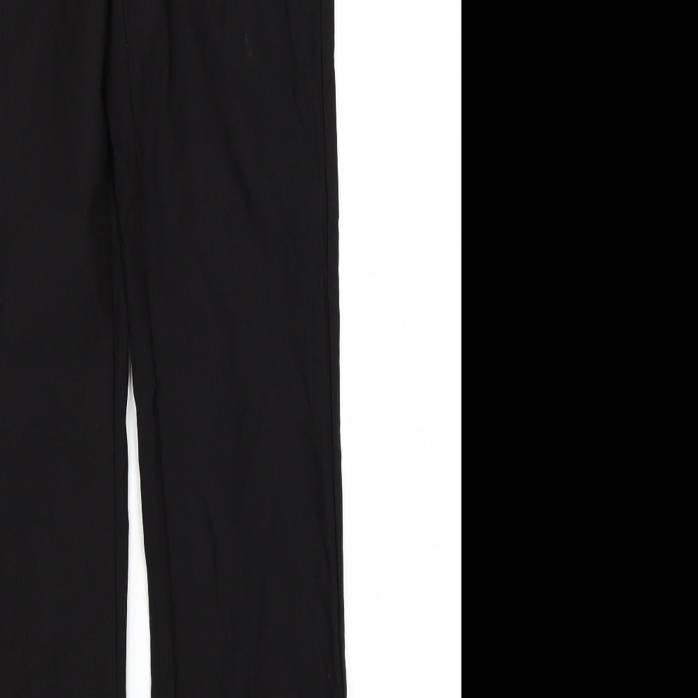 Preworn Womens Black   Trousers  Size 12 L28 in