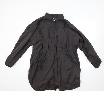 Back view of Only women’s brown overcoat coat, size M