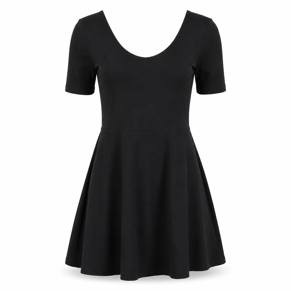 Ginatricot Girls Black   Fit & Flare  Size XS