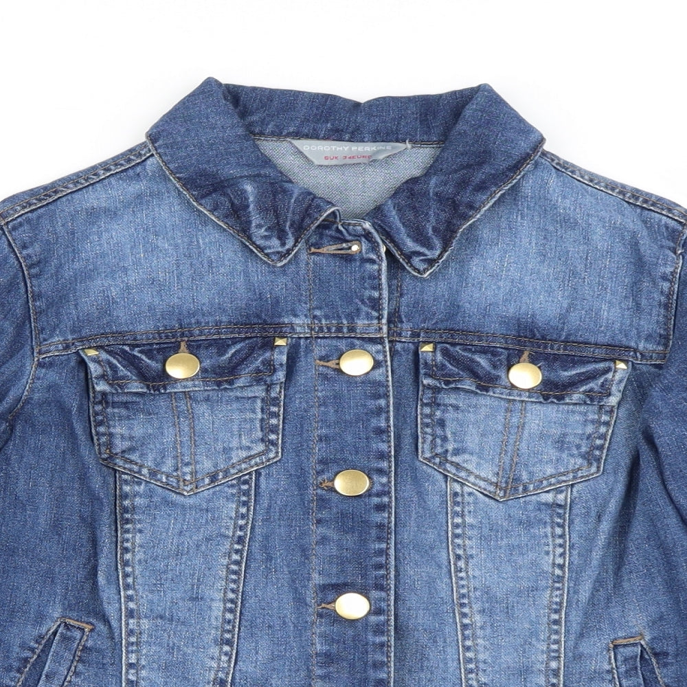 Dorothy Perkins Womens Blue   Jacket  Size 6