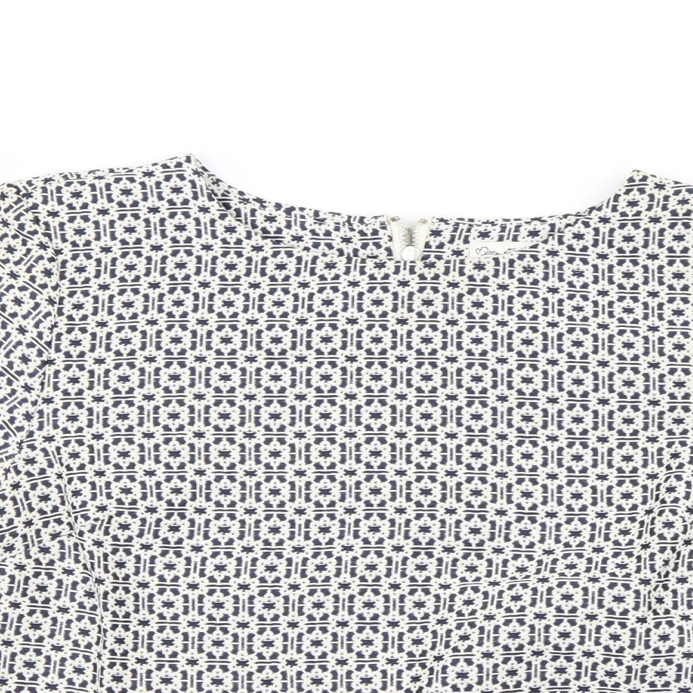 Miss Selfridge Womens Grey   Basic T-Shirt Size 8